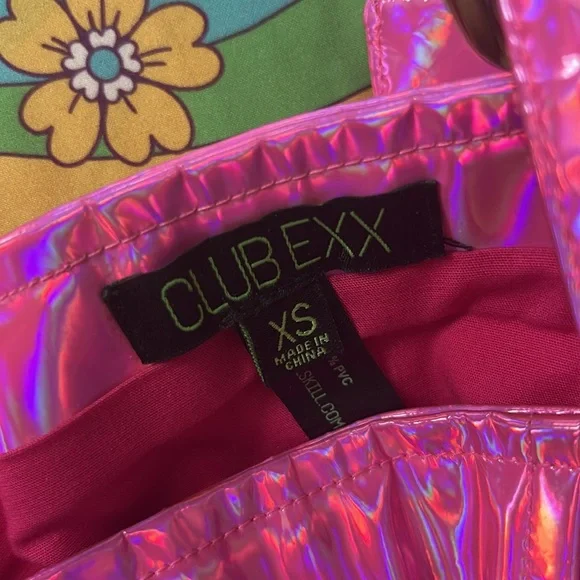 holographic buckle top - Picture 3 of 4